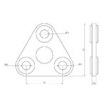Τρίγωνο Rigging Plate - Image 2