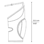 Κλασικές Επιγονατίδες με Δίχτυ - Μαύρες - Image 6